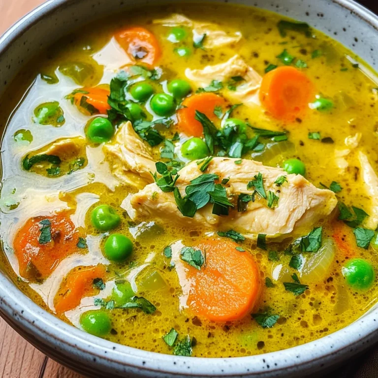 Anti Inflammatory Turmeric Chicken Soup