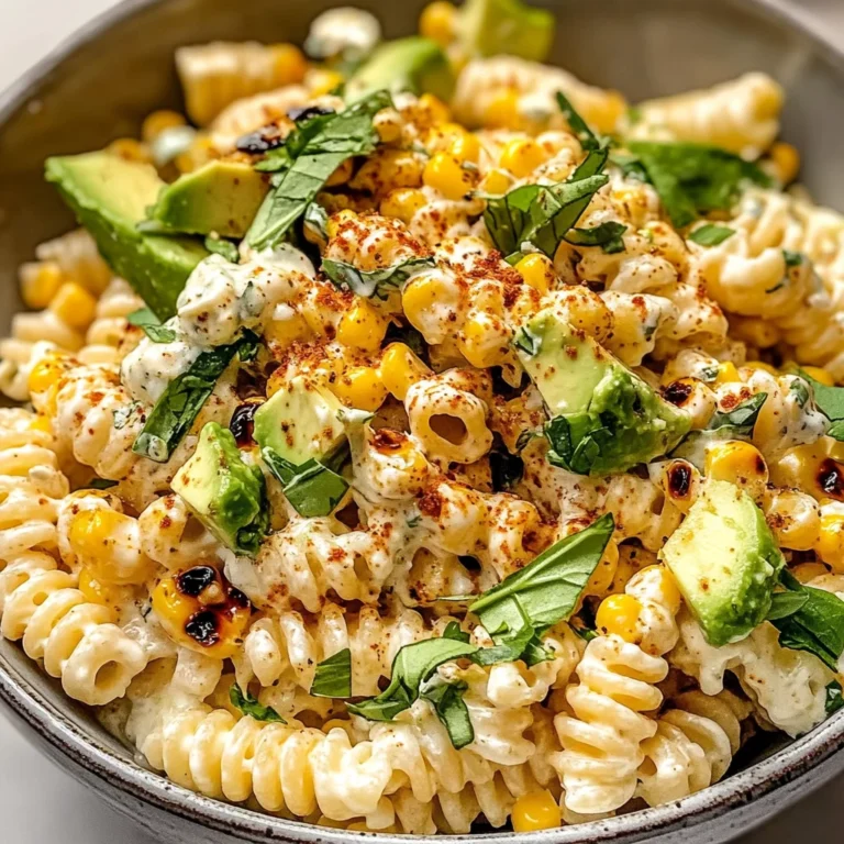 Creamy Street Corn Pasta Salad