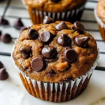 Healthy Pumpkin Chocolate Chip Muffins