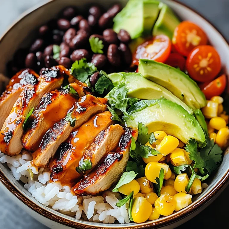 Honey Chipotle Chicken Rice Bowls