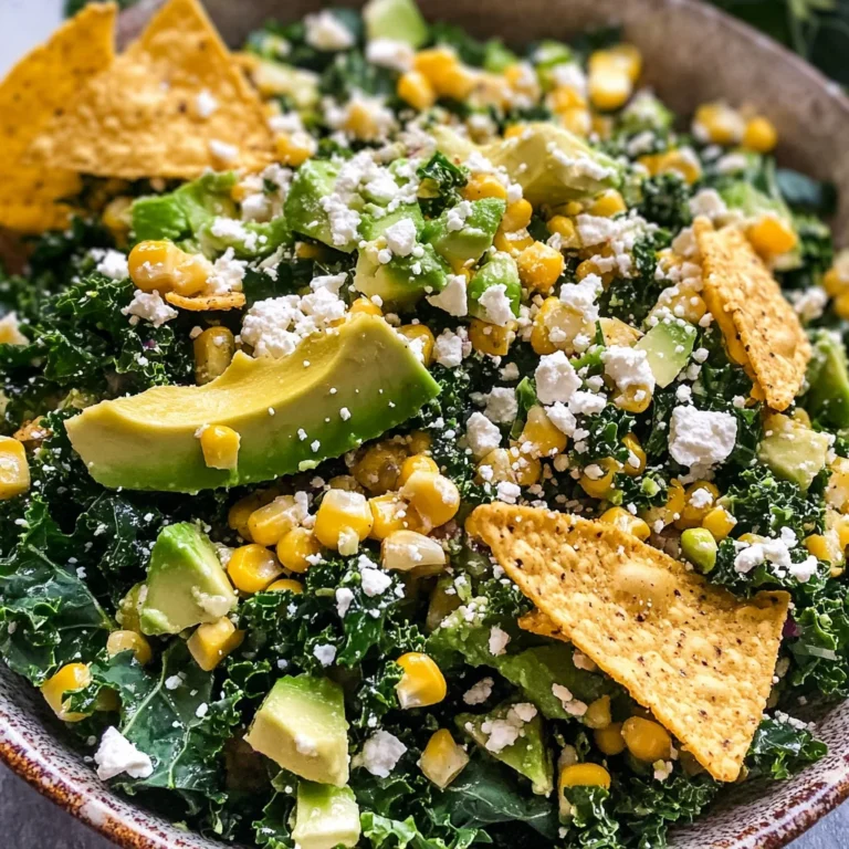 Mexican Street Corn Kale Salad
