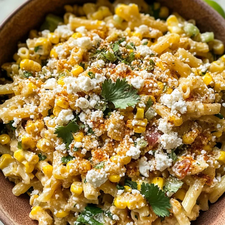 Mexican Street Corn Pasta Salad