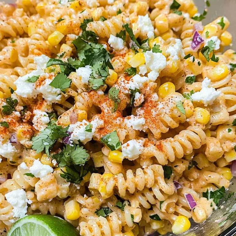 Mexican Street Corn Pasta Salad