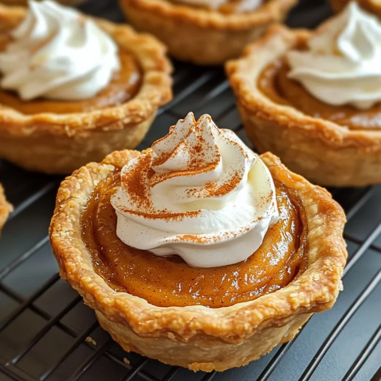 Mini Pumpkin Pies