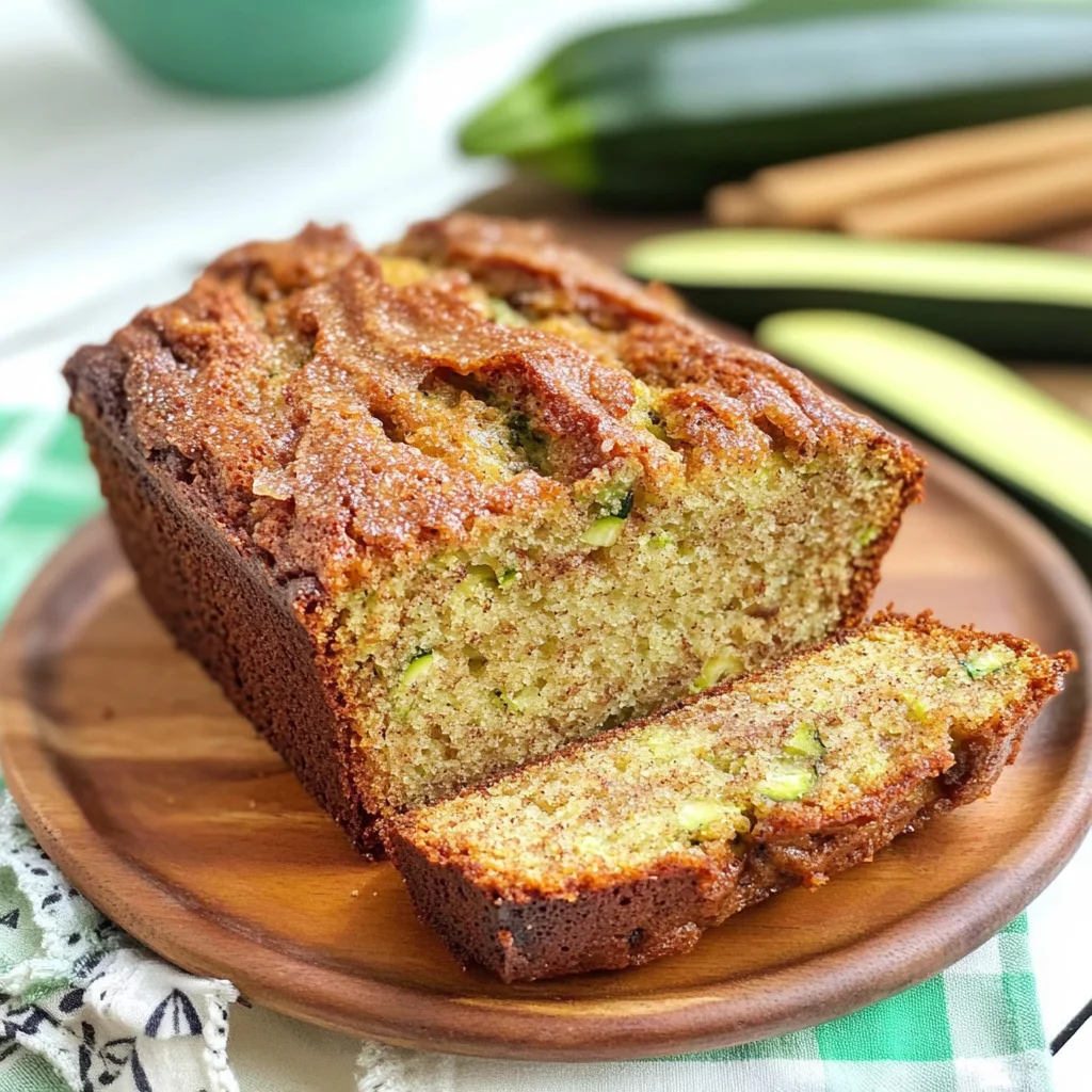 Moist and Delicious Cinnamon Swirl Zucchini Bread