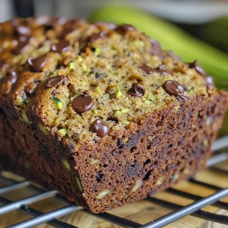 Mom's Perfect Chocolate Chip Zucchini Bread