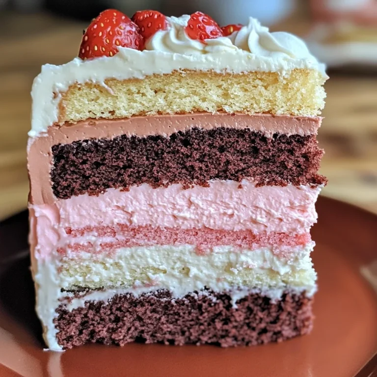 Neapolitan Cake