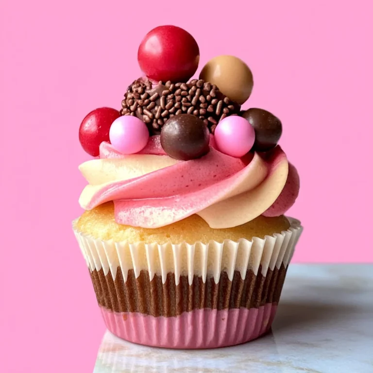 Neapolitan Ice Cream Cupcakes