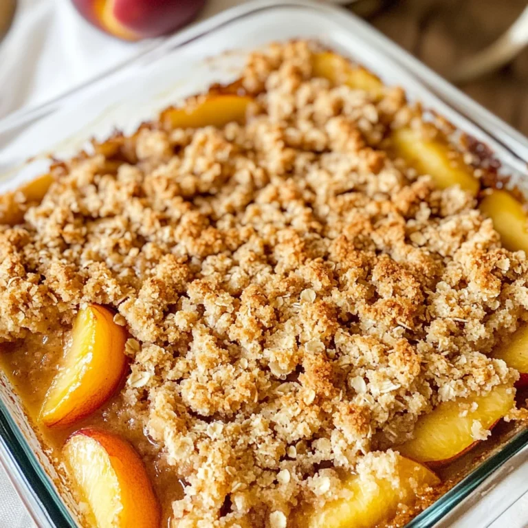 Peach Crisp