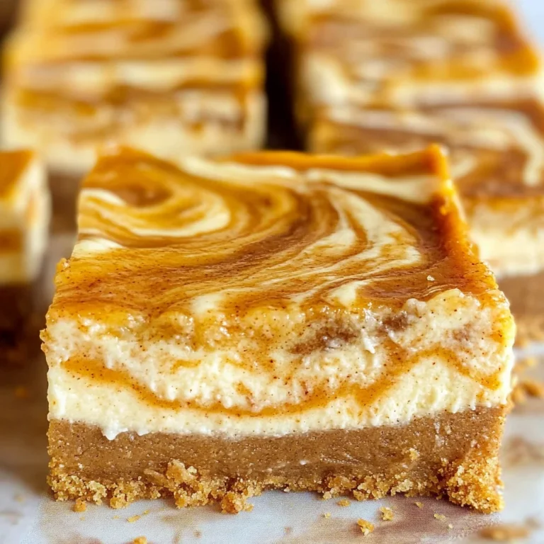Pumpkin Cheesecake Bars