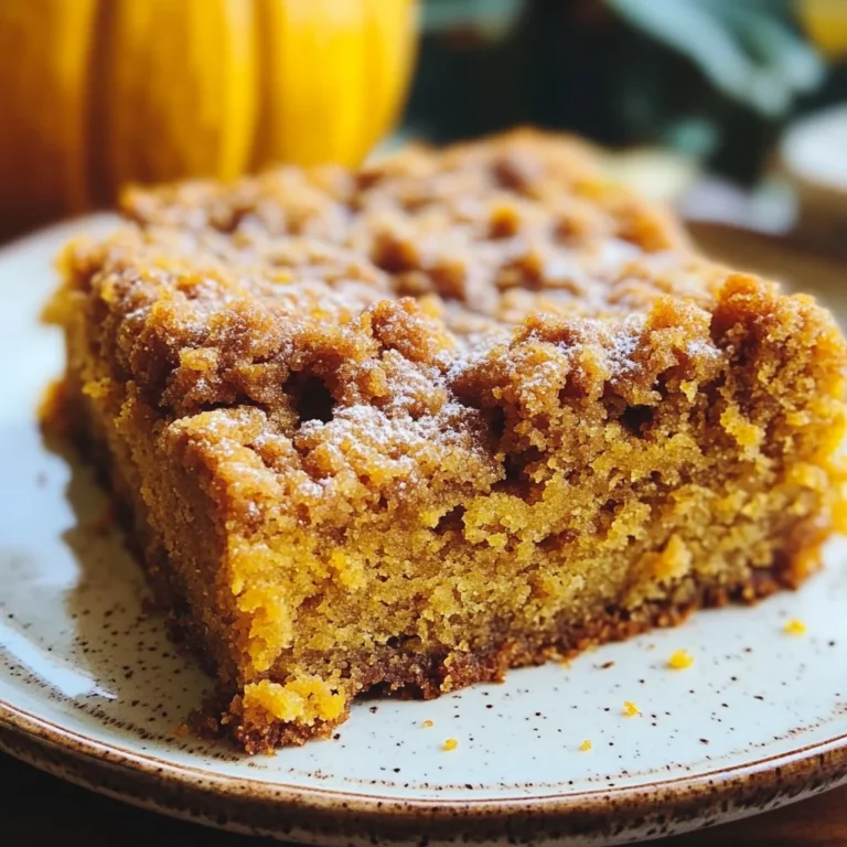 Pumpkin Coffee Cake