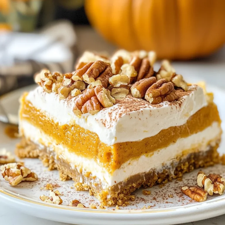 Pumpkin Delight Dessert