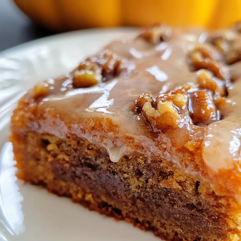 Pumpkin Honey Bun Cake