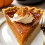 Pumpkin Pie Brûlée with Bourbon Vanilla Whipped Cream