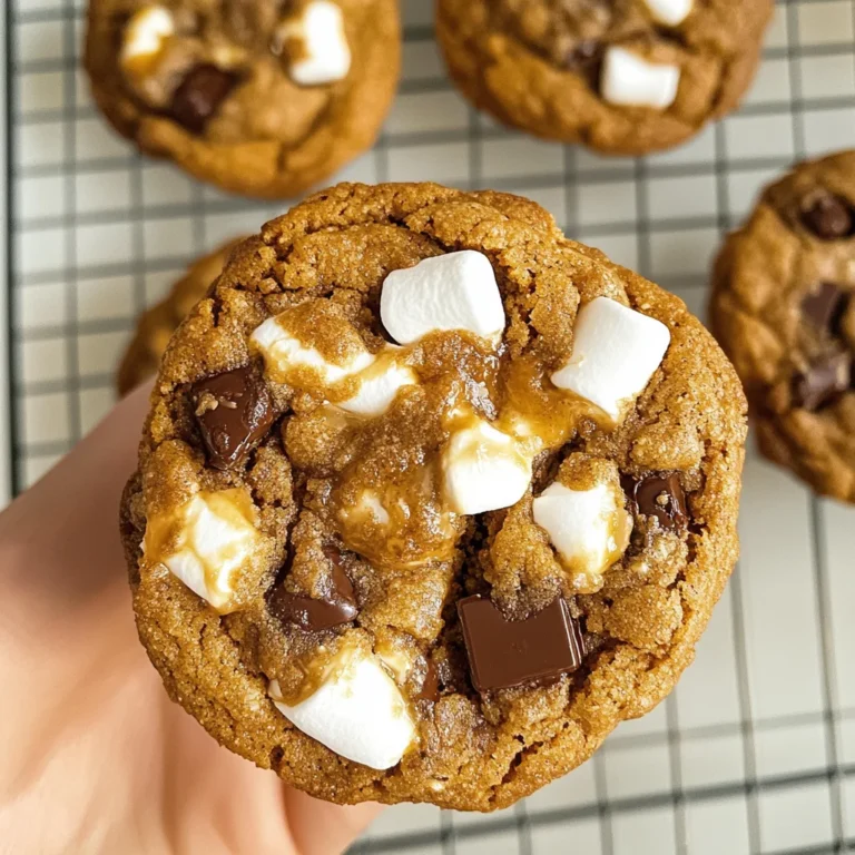 Pumpkin S'mores Cookies