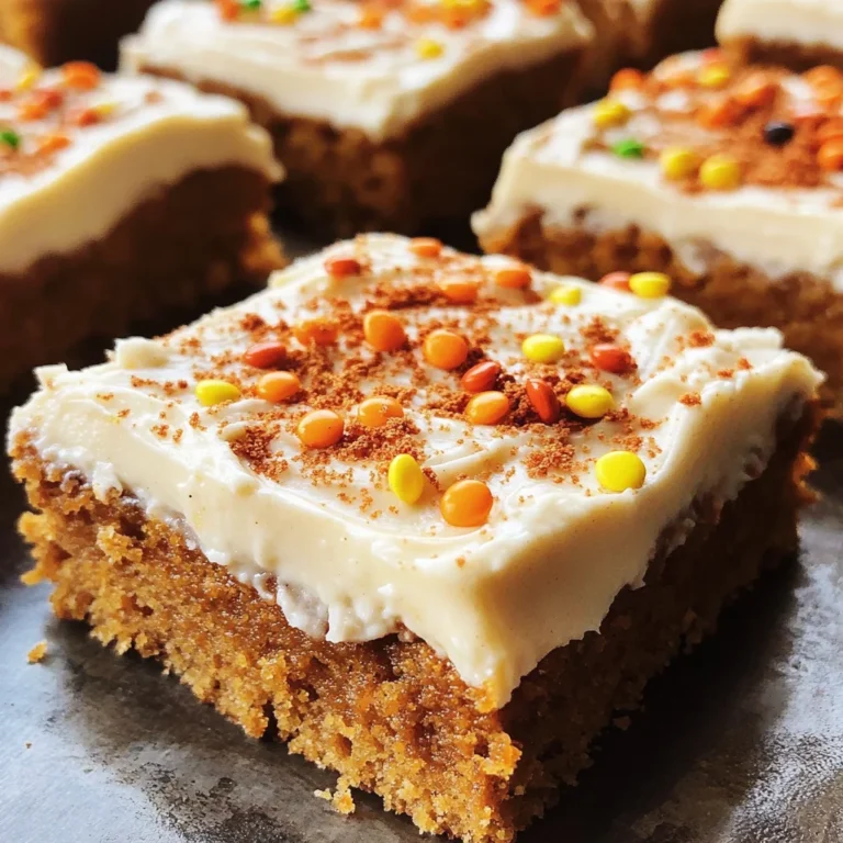 Sheet Pan Libby's Pumpkin Bars