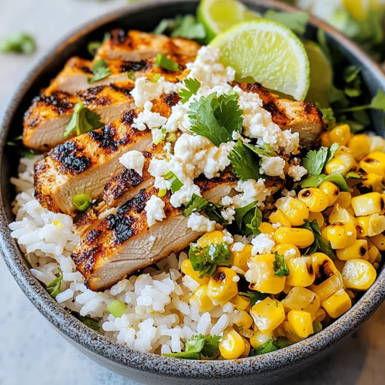 Street Corn Chicken Rice Bowl Recipe