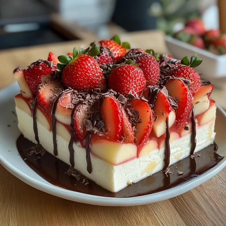 Apple and Strawberry Dessert Harmony