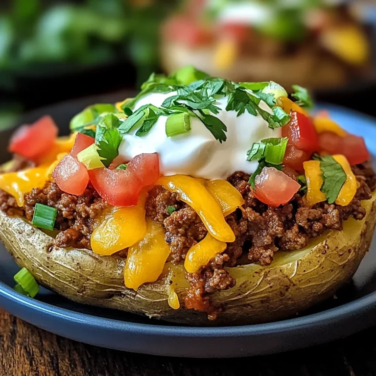 Cheesy Taco Potatoes