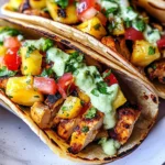 Chili Lime Chicken Tacos with Grilled Pineapple Salsa