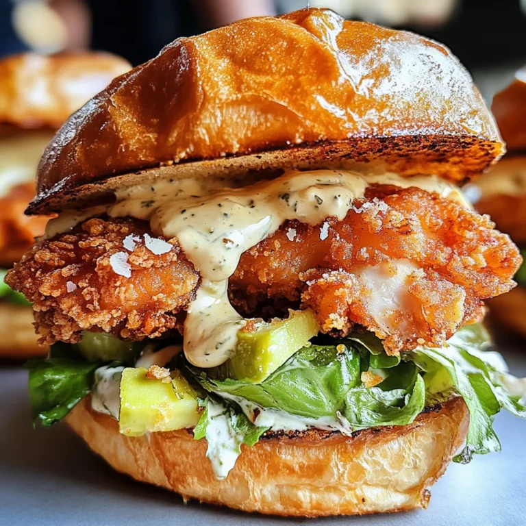Crispy Chicken Caesar Sandwich