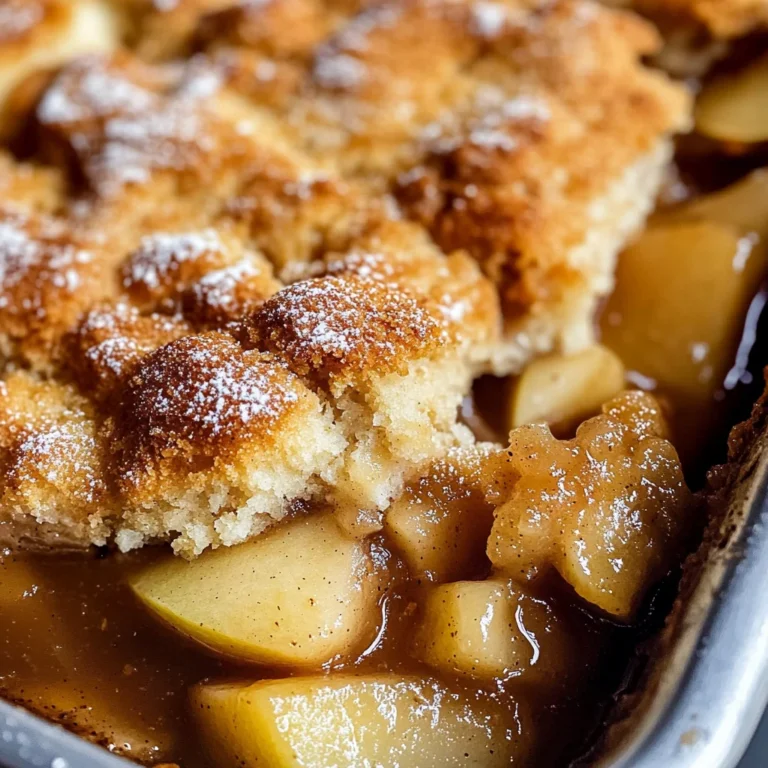 Easy Recipe for Apple Cobbler
