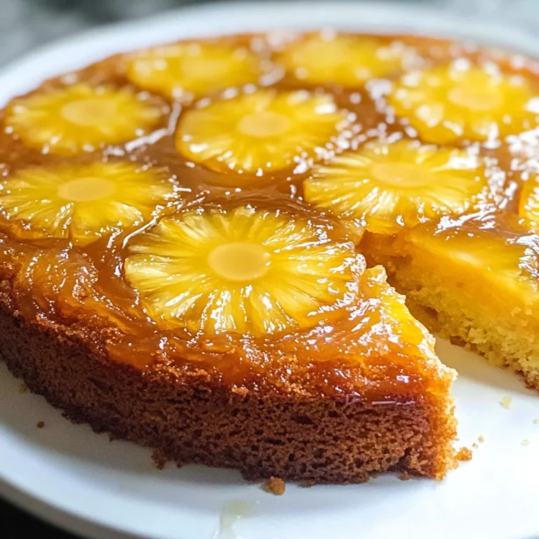 Fresh Pineapple Upside Down Cake