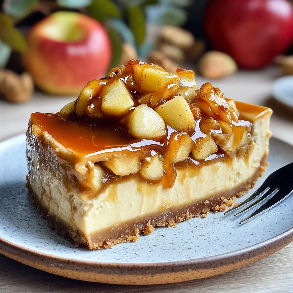 Karamell-Apfel-Käsekuchen