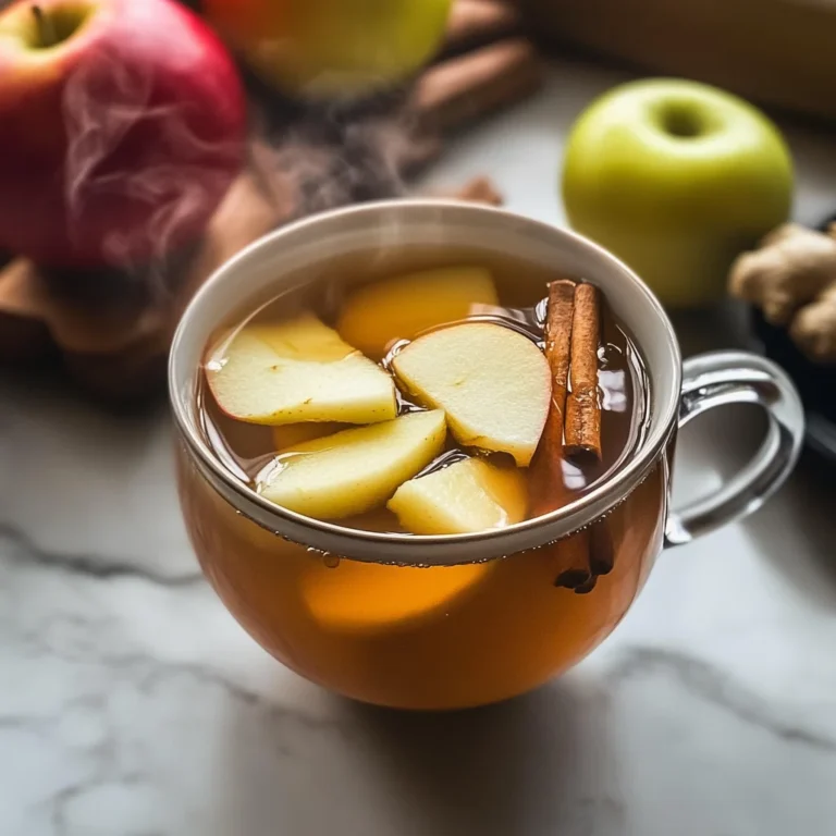 Korean Apple Tea with Ginger and Cinnamon (Saegwa Cha)