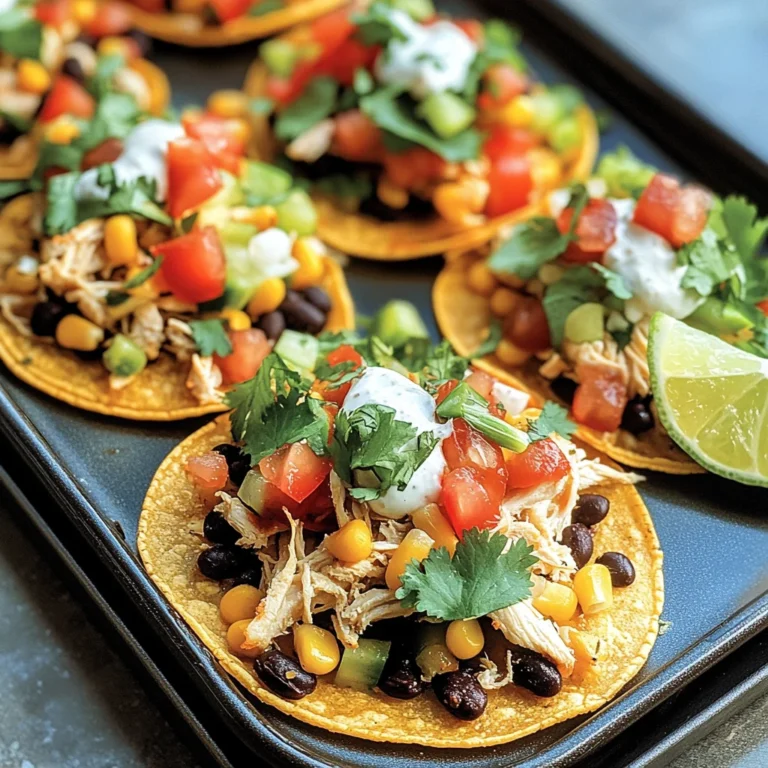 Mexican Rotisserie Chicken Tostadas