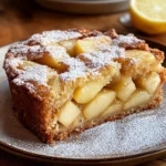 Pastel Alemán con Relleno de Manzana