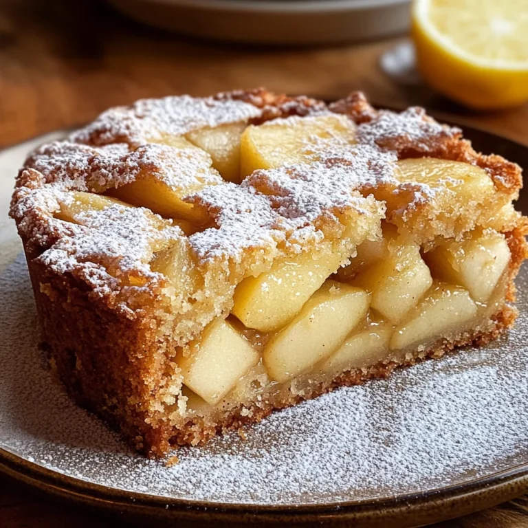 Pastel Alemán con Relleno de Manzana
