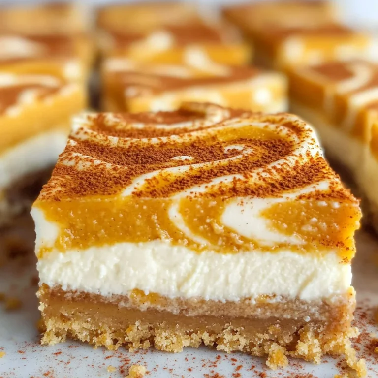 Pumpkin Cheesecake Bars