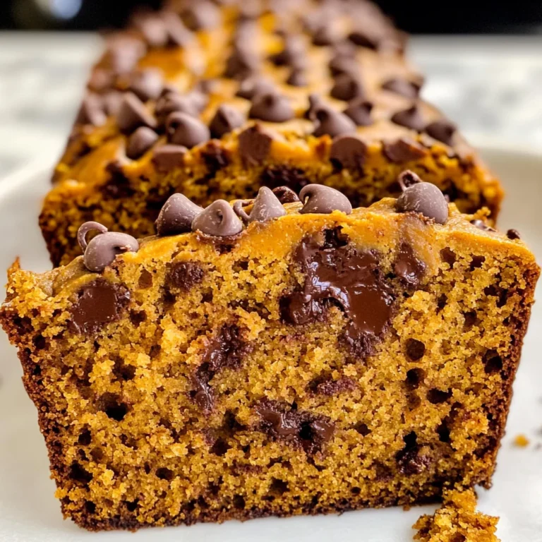 Pumpkin Chocolate Chip Bread
