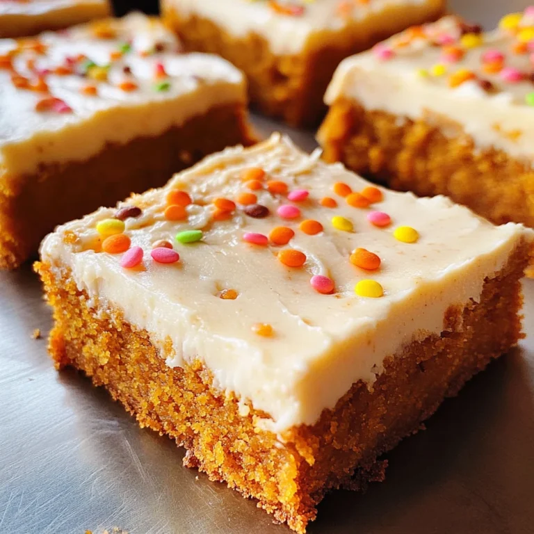 Sheet Pan Libby's Pumpkin Bars