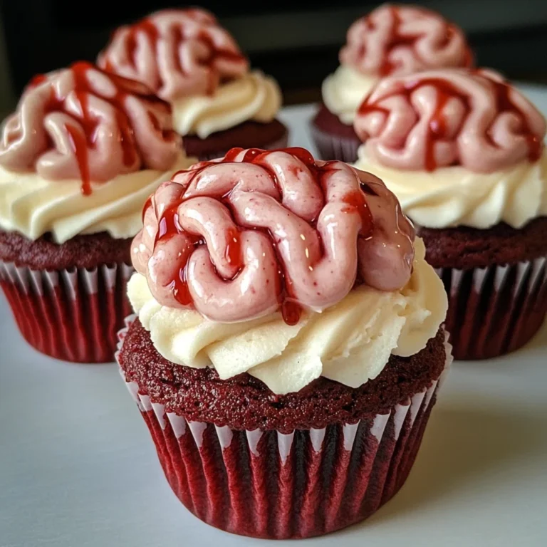 Bleeding Brain Cupcakes