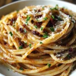 Caramelized Onion Pasta with Chilli Oil