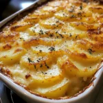 Cheesy Garlic Potatoes Gratin – Easy & Creamy Recipe