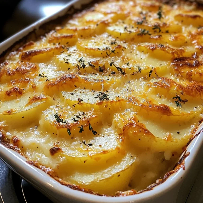 Cheesy Garlic Potatoes Gratin – Easy & Creamy Recipe