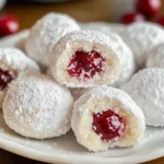 Cherry Snowball Cookies