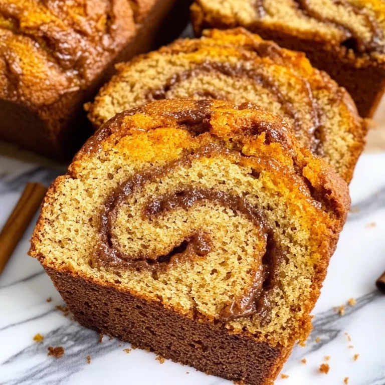 Cinnamon Swirl Pumpkin Bread Mini Loaves