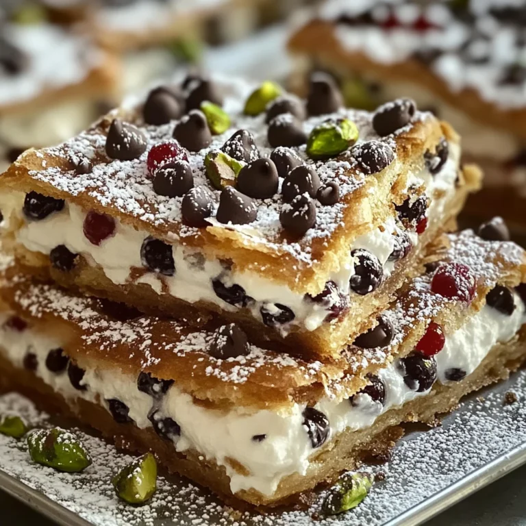 Classic Cannoli Squares That Will Wow Your Taste Buds