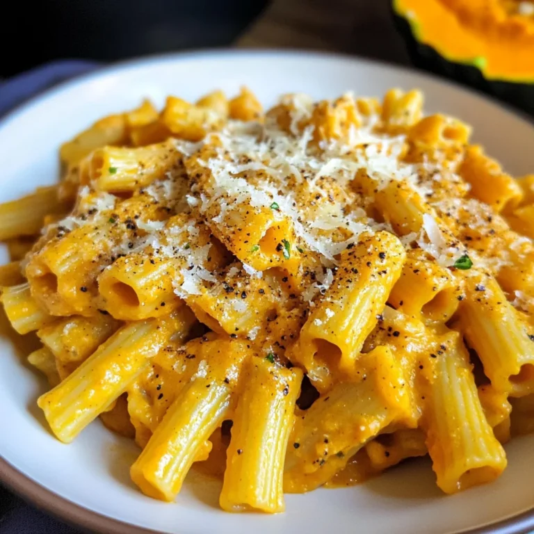 Creamy Parmesan Pumpkin Pasta