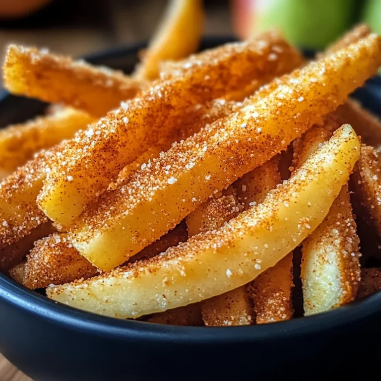 Crispy Air Fryer Apple Fries