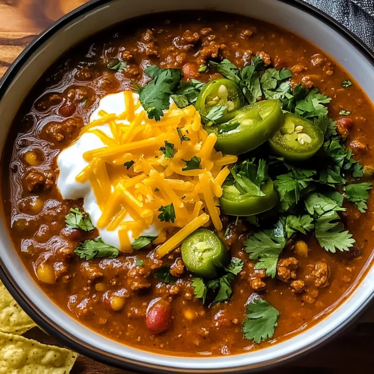 Crockpot Spicy Queso Beef Chili