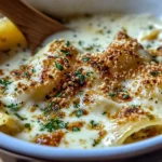 Decadent Creamy Alfredo Lasagna Soup