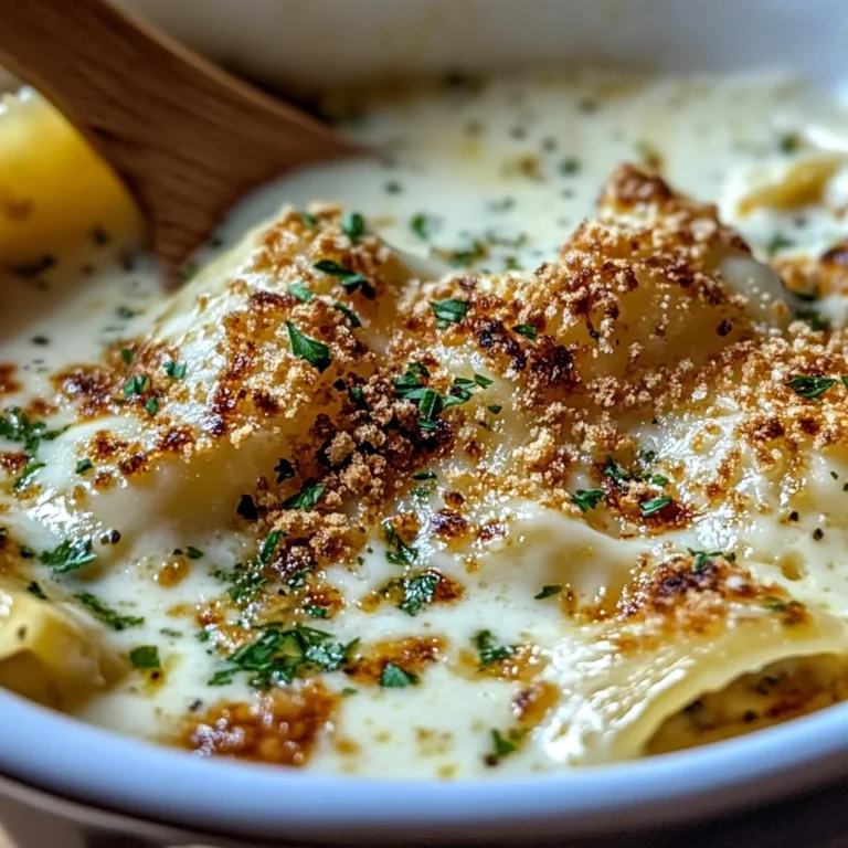 Decadent Creamy Alfredo Lasagna Soup