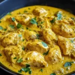 Easy Homemade Chicken Korma with Flatbread or Rice