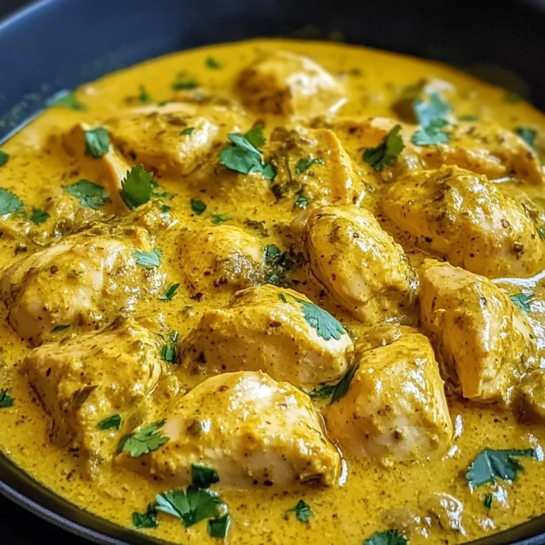Easy Homemade Chicken Korma with Flatbread or Rice