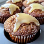 Glazed Gingerbread Muffins